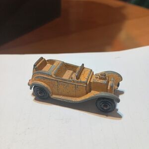 Vintage 1930s SLUSHTOY Roadster Kansas Toy Co Pre-War Diecast Car Original Tires